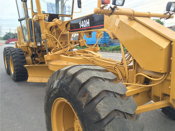 Second Hand Compact Motor Grader Caterpillar 140 2800hrs Wihout Oil Leakage