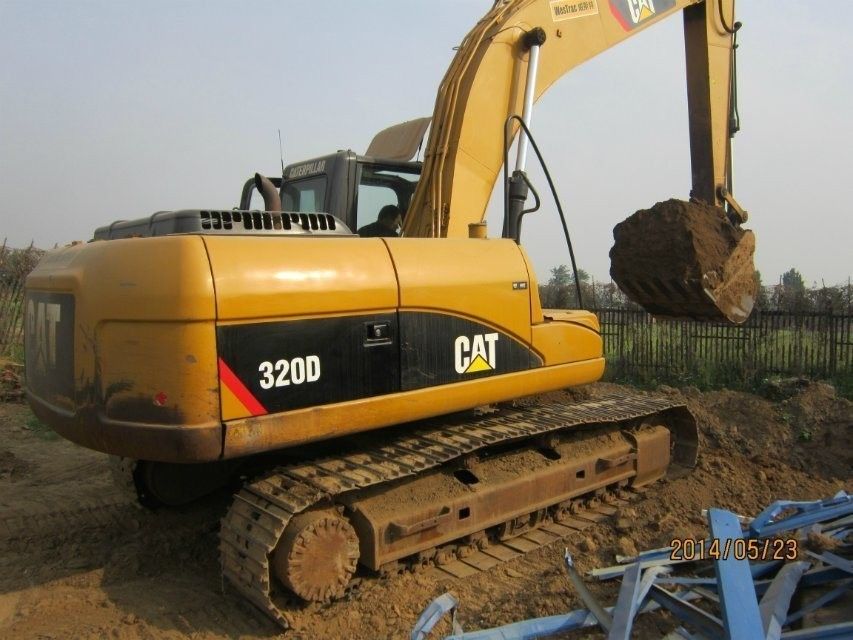 95 Uc 20 Tonne Used Cat Mini Excavator 320d 1cbm Bucket Capacity