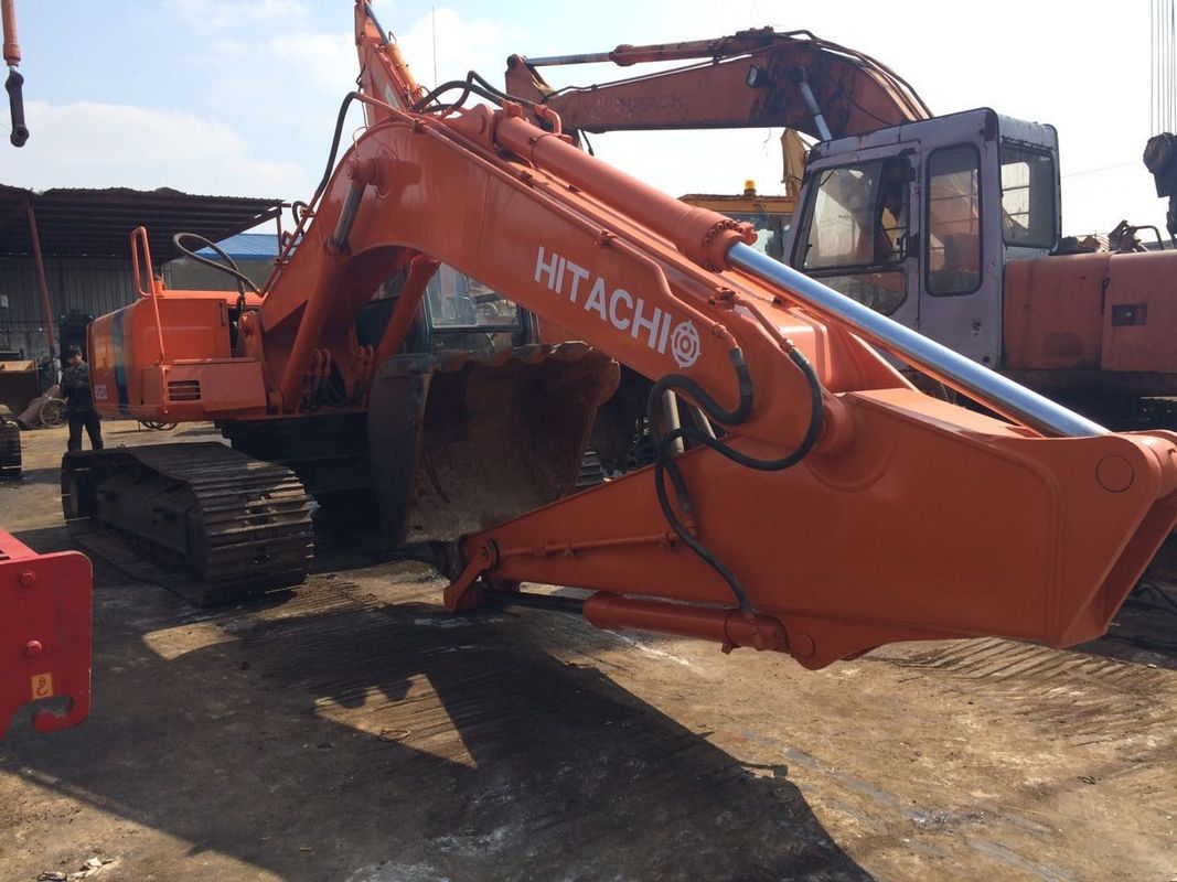 0.8cbm Bucket Second Hand Hitachi Excavator EX200 3 90 UC With Jack