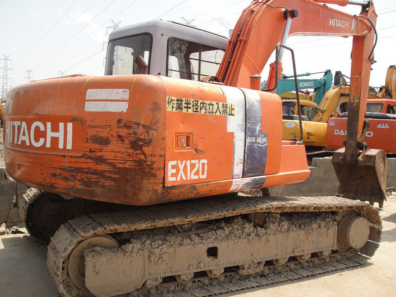 12 Ton Crawler Hydraulic Excavator Hitachi EX120 2 With 3 Years Warranty