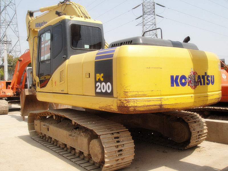 Komatsu PC200 7 Used Crawler Excavator Year 2009 1cbm Bucket Capacity