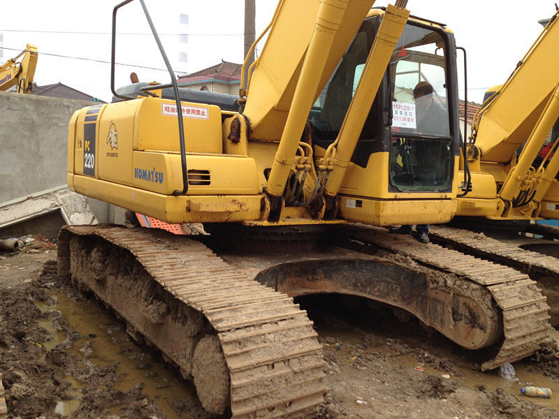Japanese Used Crawler Excavator 3300hrs , Used Excavating Equipment Komatsu