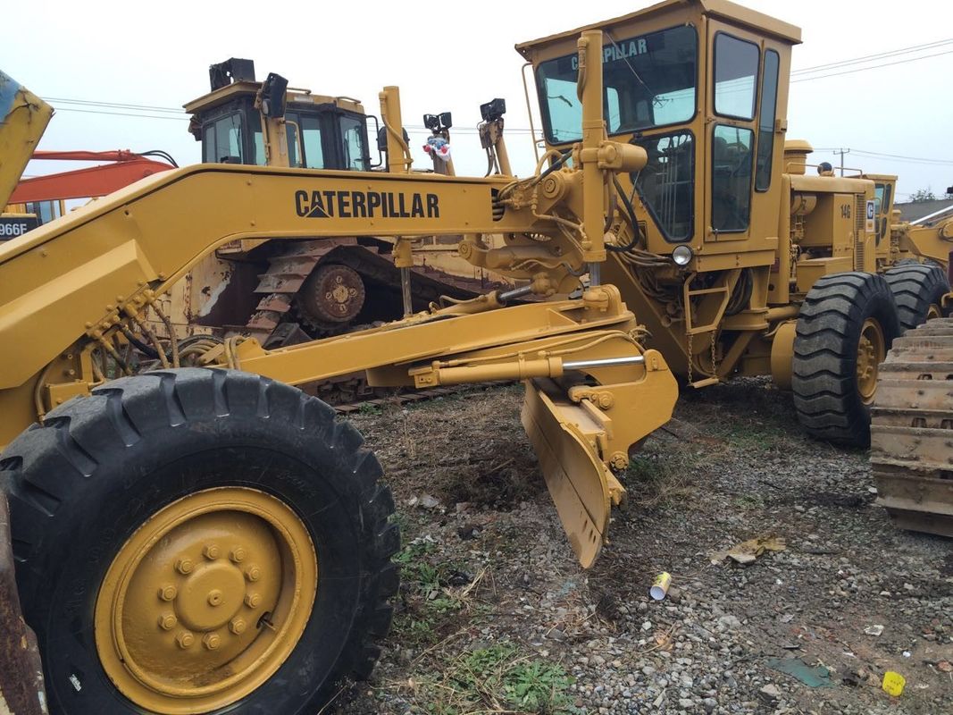 Cat 14g Used Motor Grader 25.9 Ft Turning Radius 18440 Kg ...