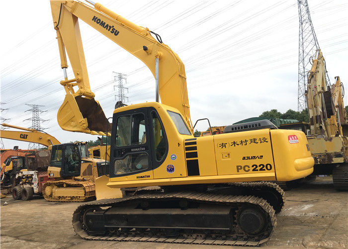 Used Komatsu Crawler Hydraulic Excavator PC220 22180kg Operate Weight