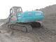 Original Turbo Used Kobelco Excavator SK200 - 6 Earth Moving With Hammer