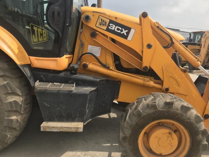 JCB 3CX Second Hand Wheel Loaders 4 In 1 Bucket With Fold Over Forks