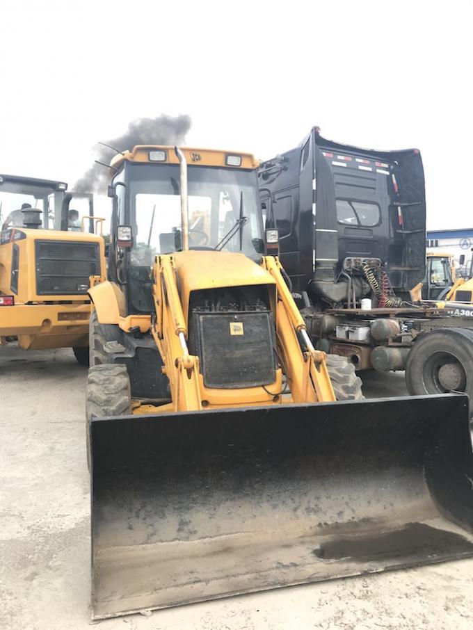 JCB 3CX Second Hand Wheel Loaders 4 In 1 Bucket With Fold Over Forks