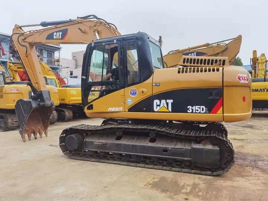 Second Hand 315D CAT Construction Machinery Excavator With 1.1m3 Bucket