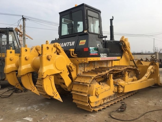 Shantui SD22 Hydraulic Track Second Hand Bulldozers Working Weight 23400KG