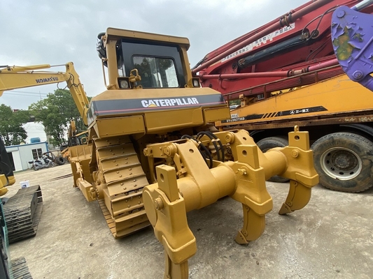 Used Caterpillar D8R Hydraulic Crawler Bulldozer Operating Weight 37771kg