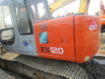 EX120 2 12 Tonne Second Hand Hitachi Excavator 81 Hp Net Power With 4 Cylinders