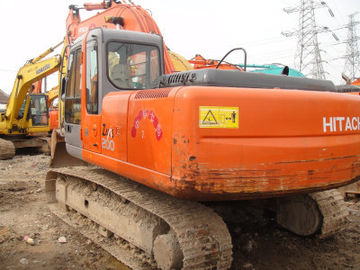 Long Reach Used Crawler Excavator , Hitachi ZX200 Used Excavating Equipment