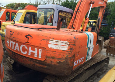 Japan Hitachi Ex120 Second Hand Excavators , Long Reach Excavator Year 1994