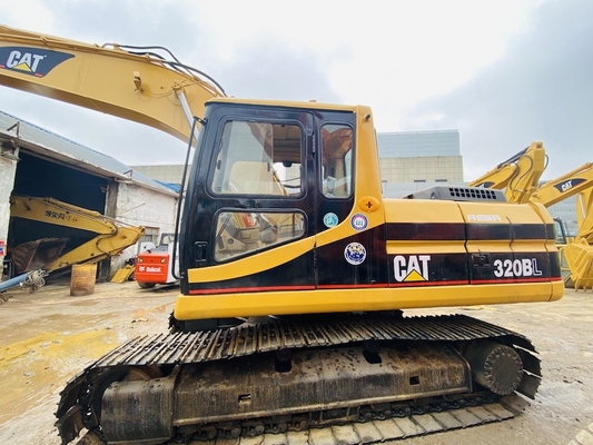 Original Japan Cat 320b Second Hand Excavator , Caterpillar Used Track Excavator 20 Ton