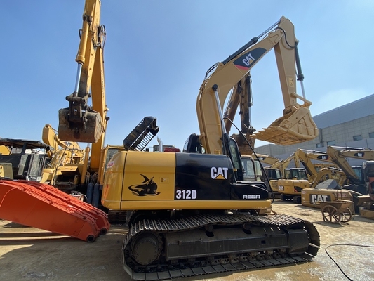 Original Japan Cat 312D Second Hand Hydraulic Crawler Excavator , Caterpillar Used Track Excavator 12 Ton