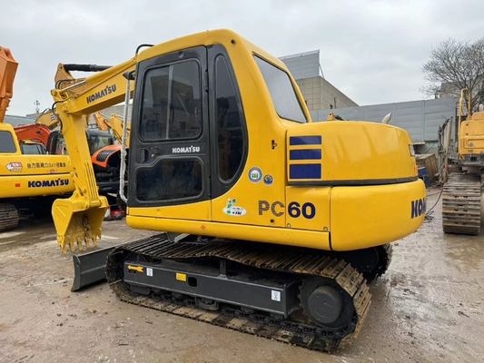 6 Ton Original Japan Used Komatsu PC60-7 Crawler Excavator On Sale