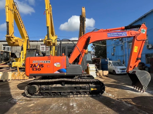 13 Ton Original Japan Used Hitachi ZX130 Crawler Excavator With 66KW Engine Power And 0.52m3 Bucket Capacity