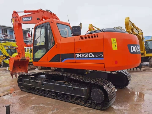 22 Ton Original Used Doosan DH220 Crawler Excavator With 0.5-1.18 m3 Bucket Capacity