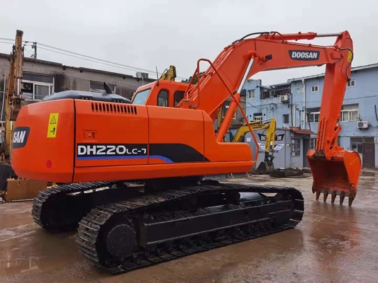 22 Ton Original Used Doosan DH220 Crawler Excavator With 0.5-1.18 m3 Bucket Capacity