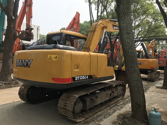 13 Ton Used Sany SY135C-9 Hydraulic Excavator With 0.53 m3 Bucket Capacity