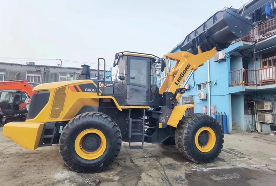 5-6 tons Used Liugong CLG860H wheel loader 3.5 m³ bucket loader