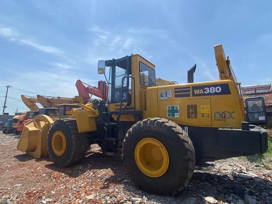 5-6 Tons Second Hand Komatsu WA380-3 Wheel Loader  Used Front Loader