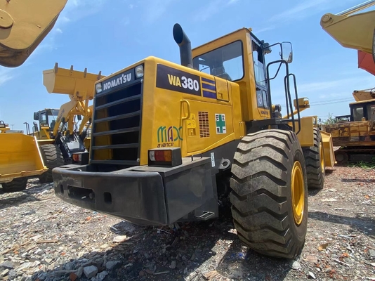 5-6 Tons Second Hand Komatsu WA380-3 Wheel Loader  Used Front Loader