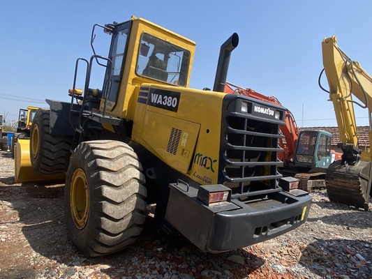 5-6 Tons Second Hand Komatsu WA380-3 Wheel Loader  Used Front Loader