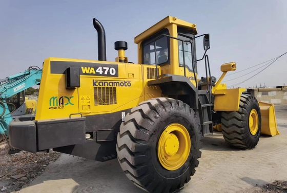 Second Hand Komatsu WA470-3 Wheel Loader Used Front Loader