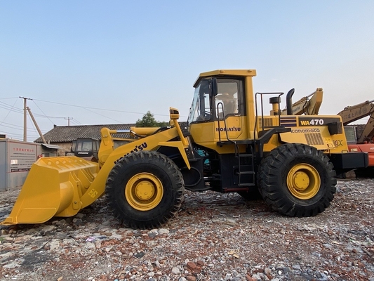 Second Hand Komatsu WA470-3 Wheel Loader Used Front Loader