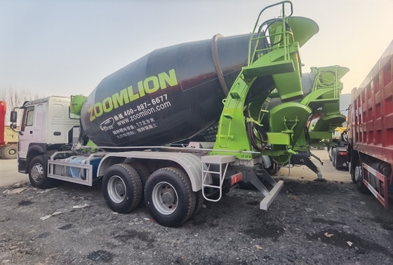 Second Hand SINOTRUK HOWO Concrete Mixing Truck 6x4 380HP Used Concrete Mixer Truck