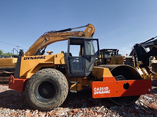 Vibration Second Hand Road Roller , Uesd Dynapc CA25 Rollers For Heavy Equipment 