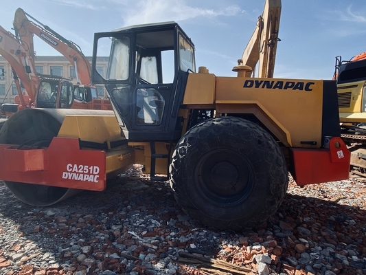 Vibration Second Hand Road Roller , Uesd Dynapc CA25 Rollers For Heavy Equipment 