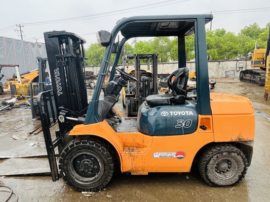 3 Ton Used Toyota Forklift Original From Japan Toyota Forklift Second Hand 3000mm
