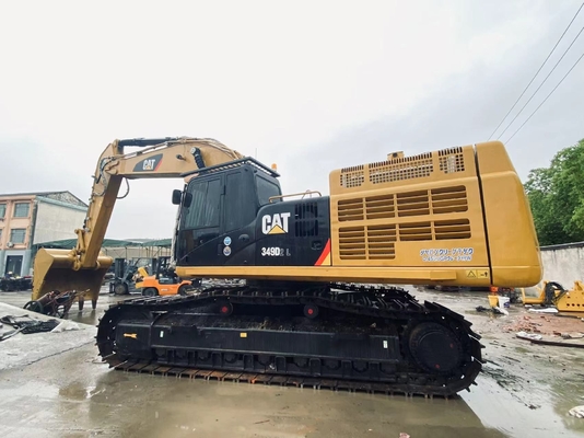 Original Japan Cat 349D Second Hand Excavator , Caterpillar Used Track Excavator 49 Ton