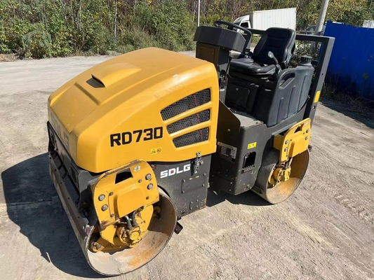 3 Ton Vibration Second Hand Road Roller , Used SDLG RD730 Vibrating Roller Compactor For Heavy Equipment 