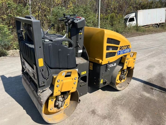3 Ton Vibration Second Hand Road Roller , Used SDLG RD730 Vibrating Roller Compactor For Heavy Equipment 