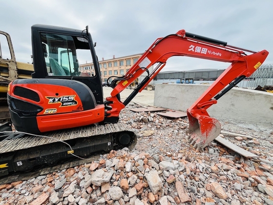 5 Ton Used Kubota KX155 Crawler Excavator Second Hand Excavator With 29.9KW Engine Power And 0.16 m3 Bucket Capacity