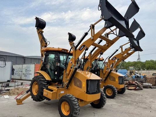 Used CAT Caterpillar 420F Backhoe Loader Hydraulic Machine Second Hand CAT Backhoe Excavator