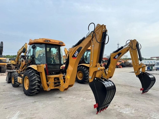 Used CAT Caterpillar 420F Backhoe Loader Hydraulic Machine Second Hand CAT Backhoe Excavator