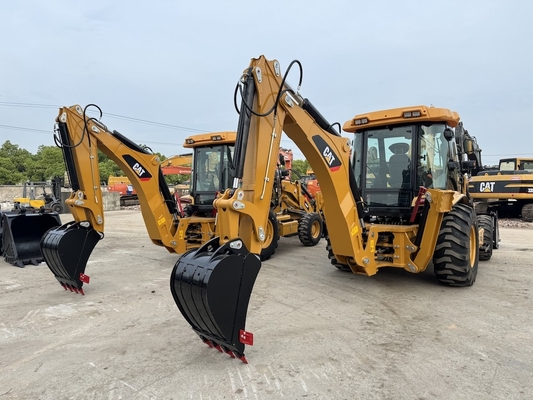 Used CAT Caterpillar 420F Backhoe Loader Hydraulic Machine Second Hand CAT Backhoe Excavator