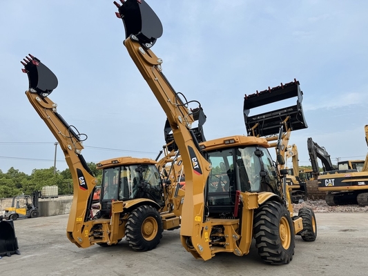 Used CAT Caterpillar 420F Backhoe Loader Hydraulic Machine Second Hand CAT Backhoe Excavator