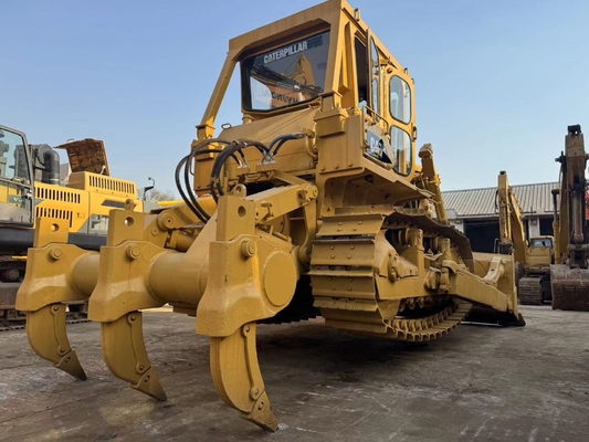 Used CAT Caterpillar D7G Bulldozer Hydraulic Machine Second Hand CAT Pushdozer Earthmover