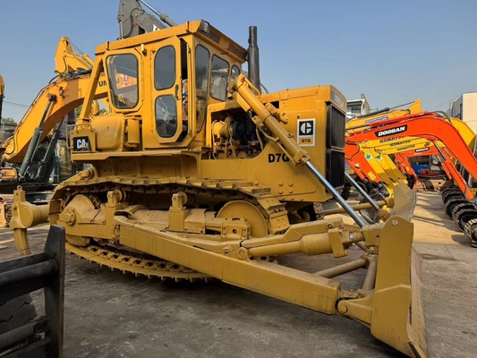 Used CAT Caterpillar D7G Bulldozer Hydraulic Machine Second Hand CAT Pushdozer Earthmover