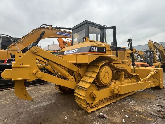Used CAT Caterpillar D8R Bulldozer Hydraulic Machine Second Hand CAT Pushdozer Earthmover