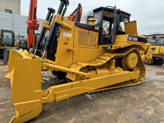 Used CAT Caterpillar D8R Bulldozer Hydraulic Machine Second Hand CAT Pushdozer Earthmover