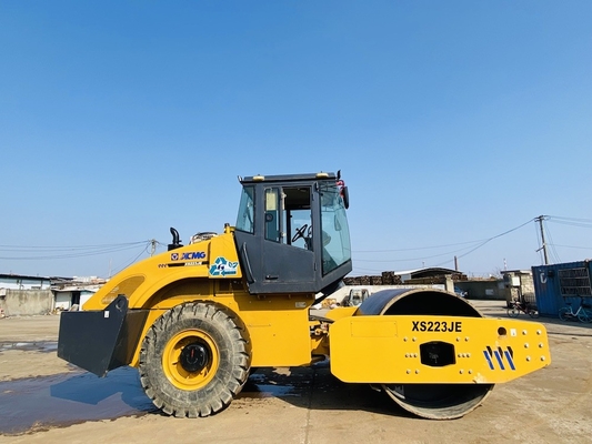 22 Ton Used XCMG XS223JE Wheel Road Roller Second Hand Vibratory Roller