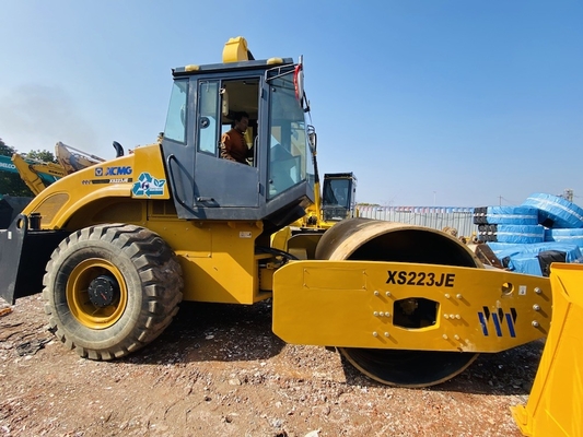 22 Ton Used XCMG XS223JE Wheel Road Roller Second Hand Vibratory Roller