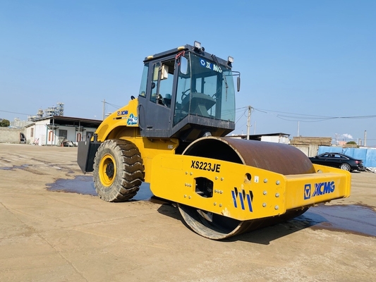 22 Ton Used XCMG XS223JE Wheel Road Roller Second Hand Vibratory Roller