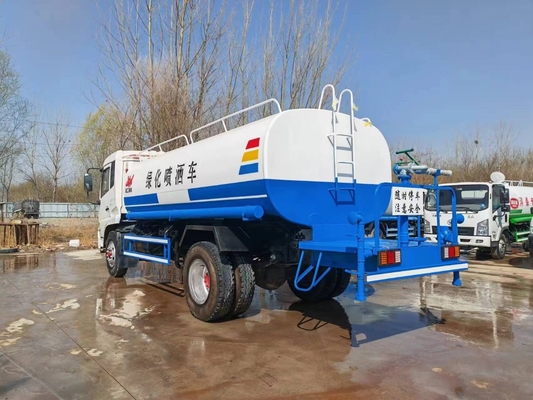 15CBM 185hp Second Hand Kinland Dongfeng Sprinkler Water Tank Truck Used Water Tank Truck for sale